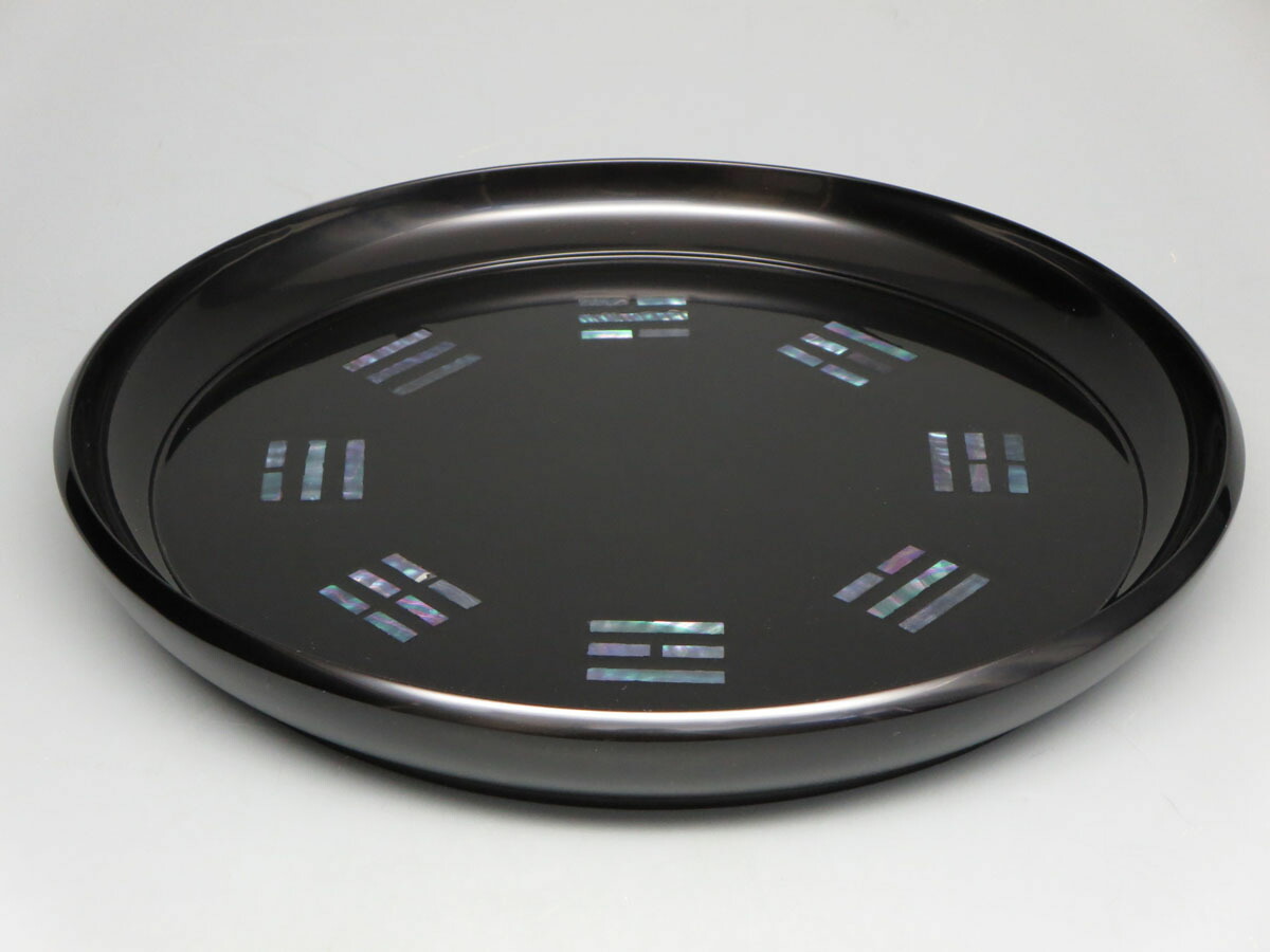 楽天市場】【茶道具/盆】 木乾本漆 八卦盆（はっけぼん） 裏千家 行之