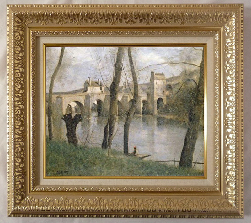 絵画 額装 世界の名画 ジャン＝バティスト・カミーユ・コロー F6美術