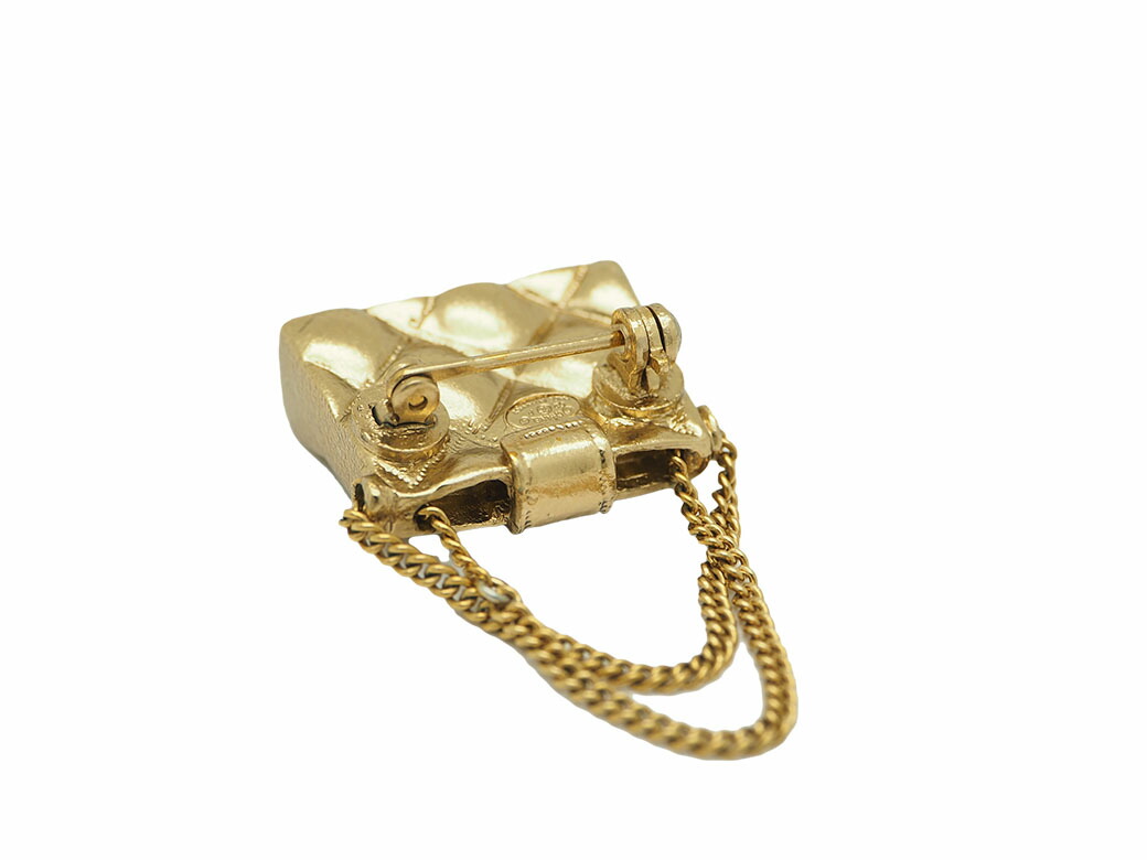 楽天市場】シャネル CHANEL ブローチ 中古 マトラッセ チェーン バッグ