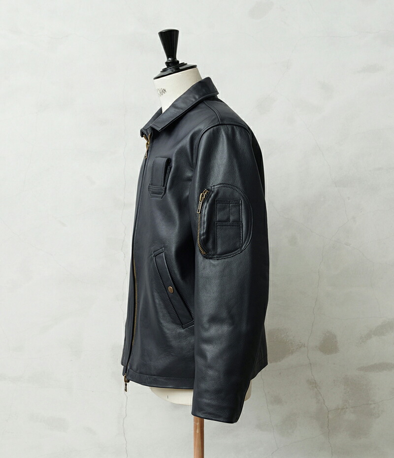 楽天市場】WAIPER.inc フランス軍 70's レザーフライトジャケット