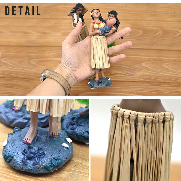 楽天市場】フラダンス ボブルフィギュア 全3種類 人形 フィギュア