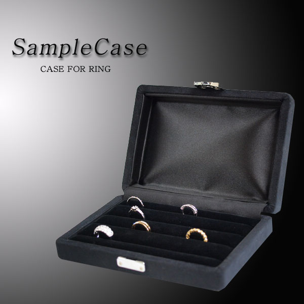 楽天市場】リングケース 指輪 プロ用 黒 ブラック サンプルケース