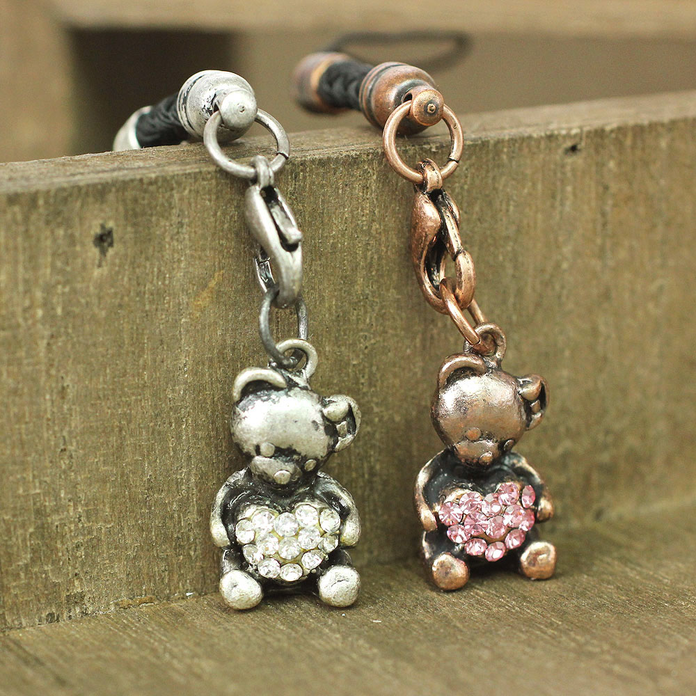 楽天市場】クマ ストラップ かわいい スマホ 携帯ストラップ