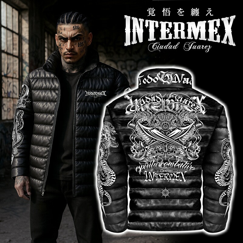 楽天市場】レザー調 中綿ジャケット 上着 服 海賊柄 INTERMEX ITM-099