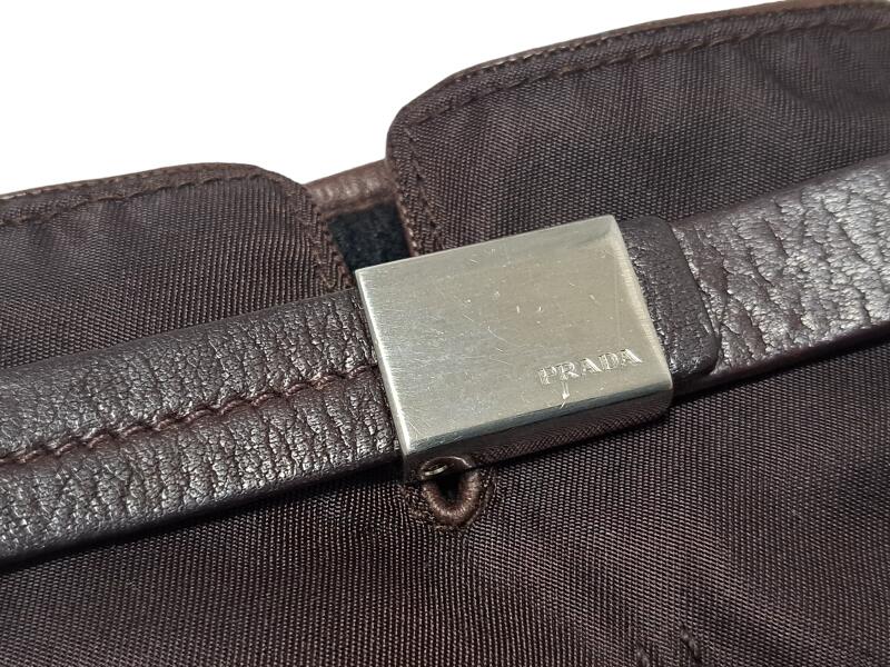 楽天市場】プラダ 手袋 グローブ レザー カシミヤ ナイロン ブラウン