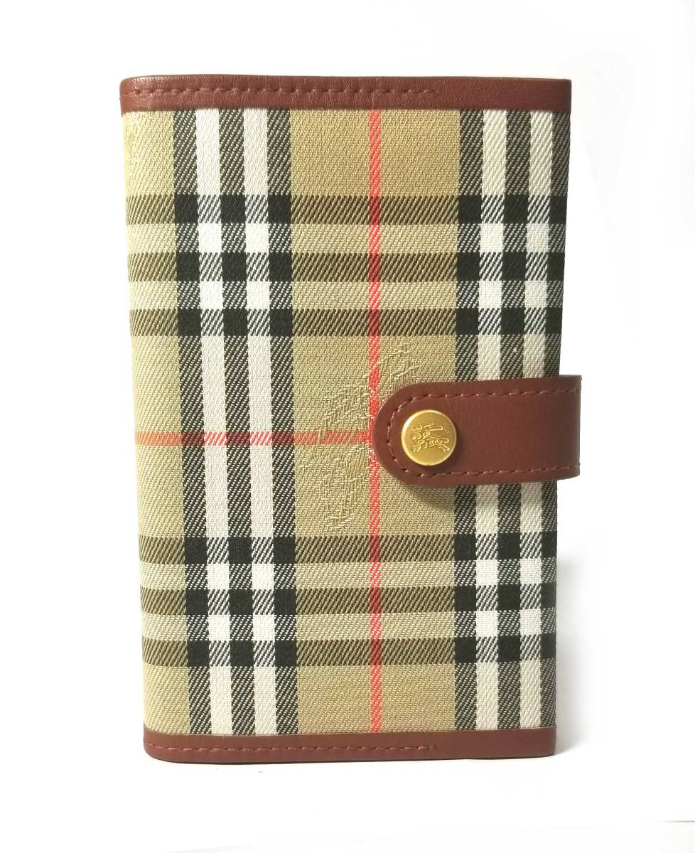 楽天市場】未使用 バーバリー ミニ 手帳カバー 手帳 リフィル付 ノバ