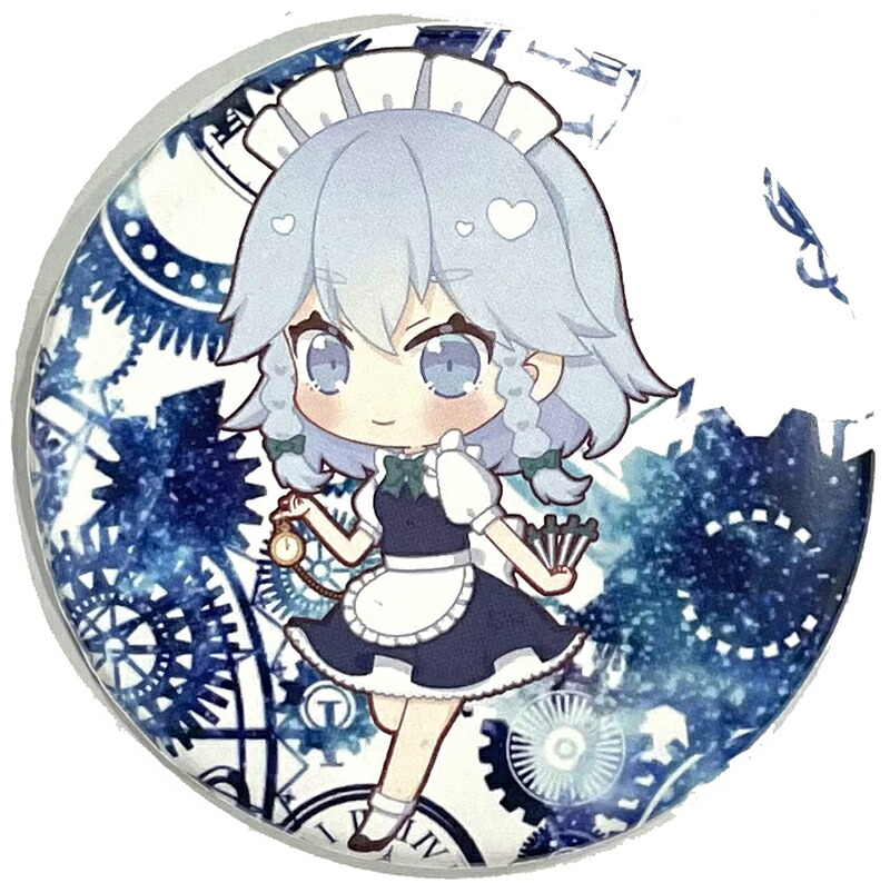 楽天市場】東方Project缶バッジ 十六夜咲夜2 -ハチワレキッド- 東方缶