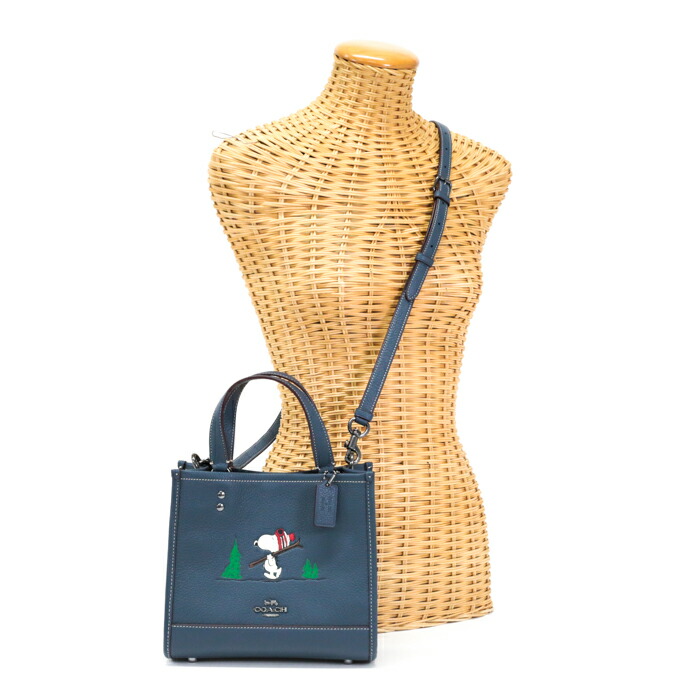 楽天市場】コーチ COACH デンプシー トート ペブルレザー スヌーピー