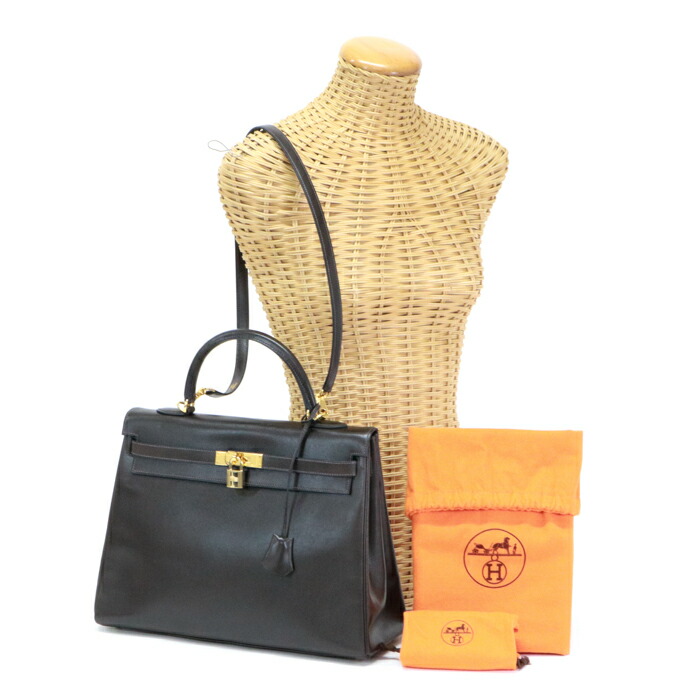 楽天市場】エルメス HERMES ケリー35 内縫い ボックスカーフ (レザー
