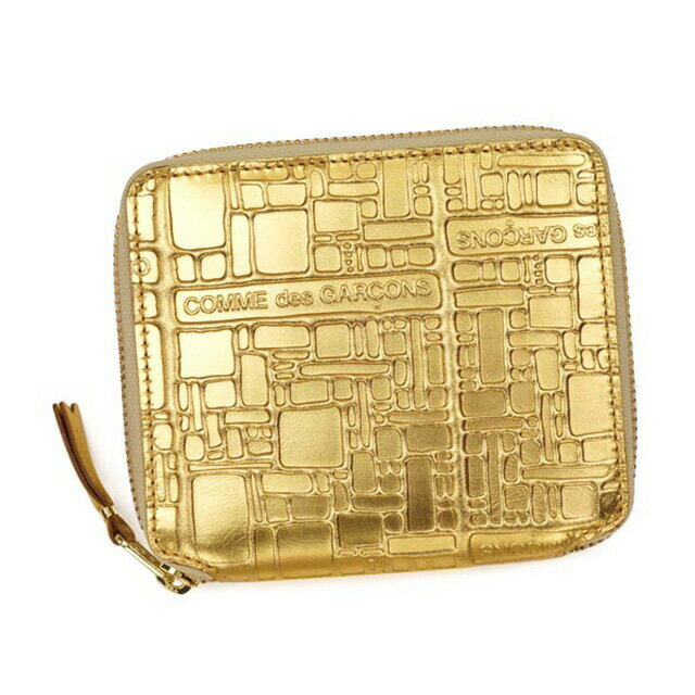 楽天市場】コムデギャルソン COMME des GARCONS 二つ折り財布 ゴールド