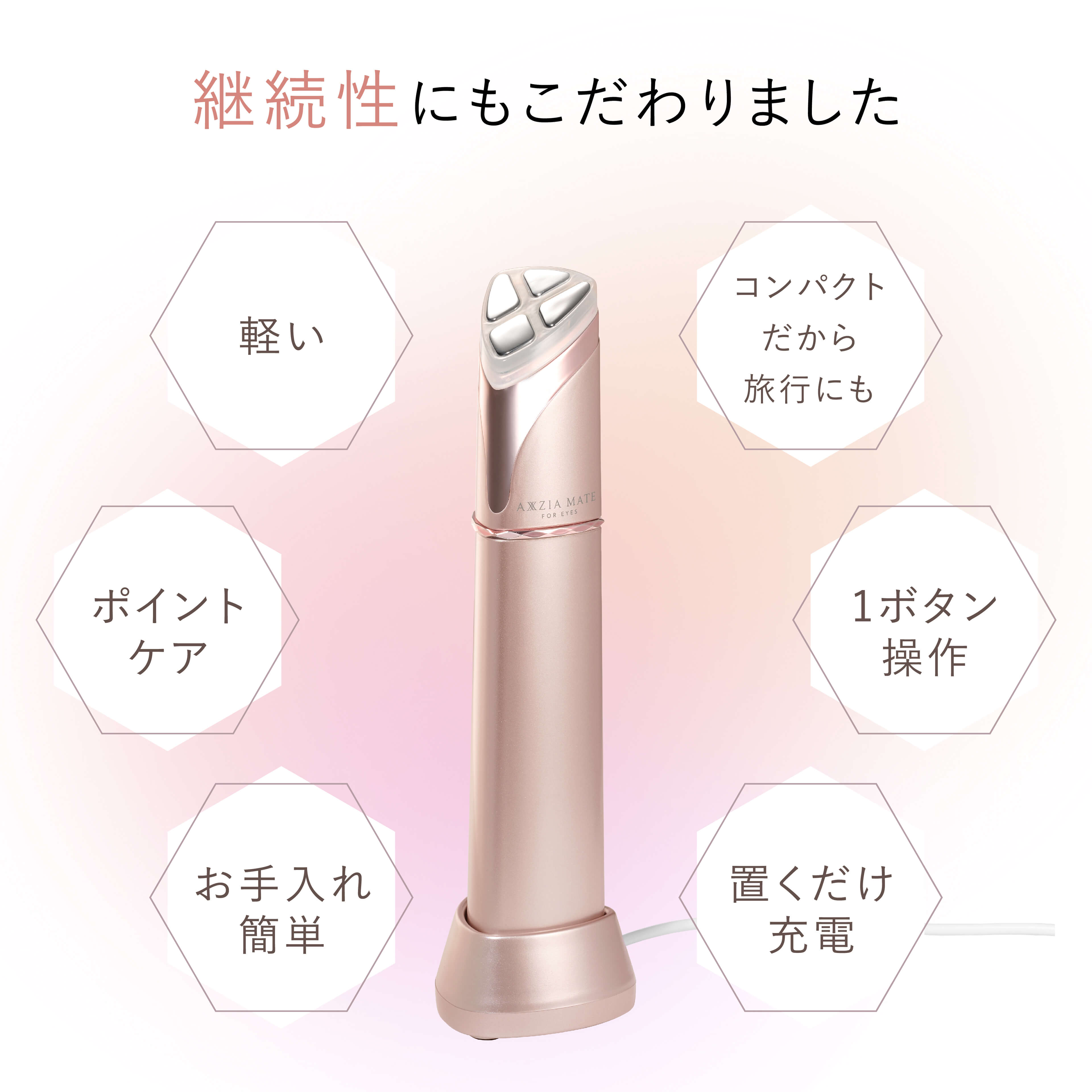 楽天市場】目元ケア 美顔器 | アクシージア メイト フォーアイズ