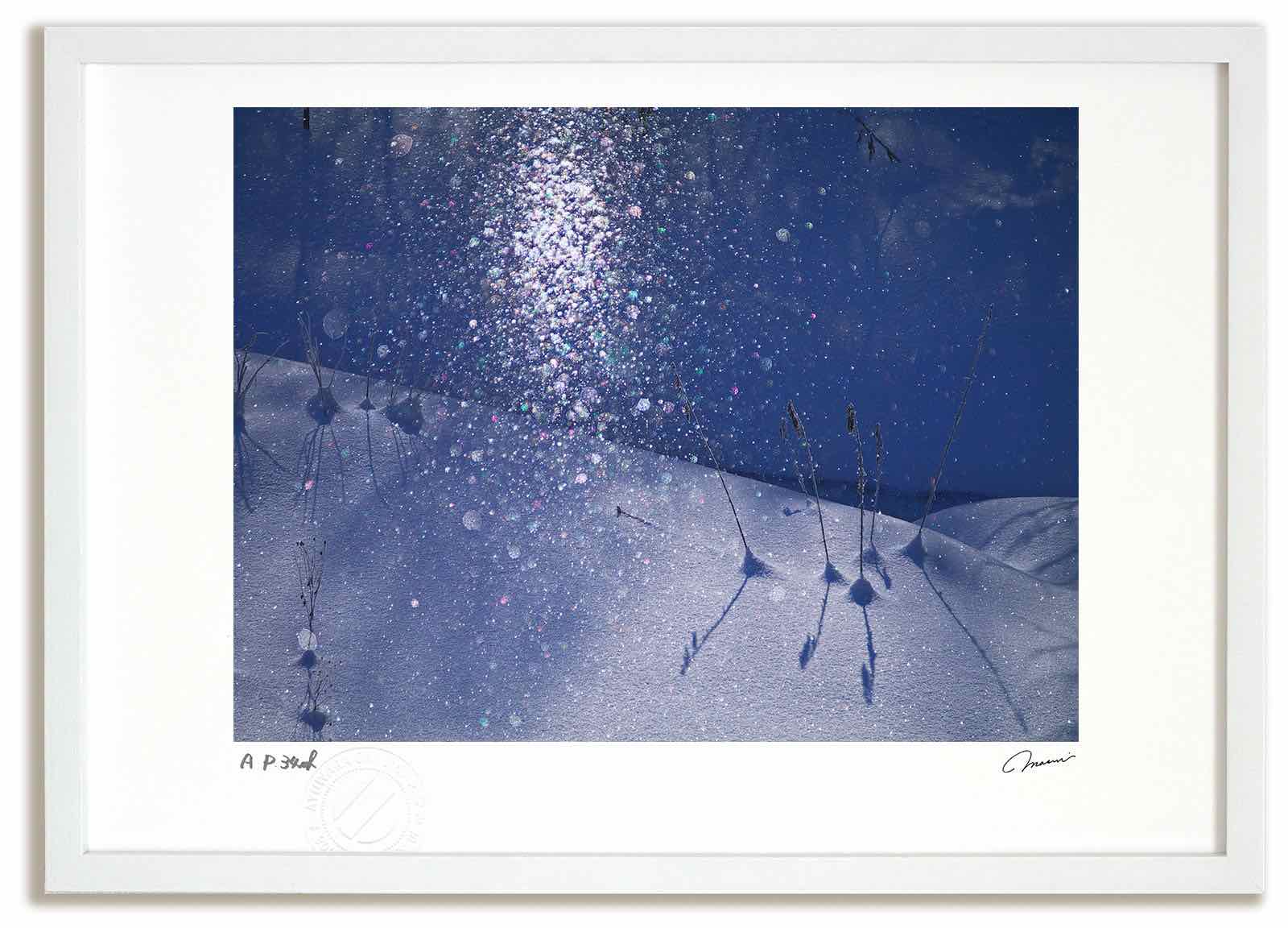 五月の空に想うF100油彩画 五月の空に想うF100油彩画 絵画