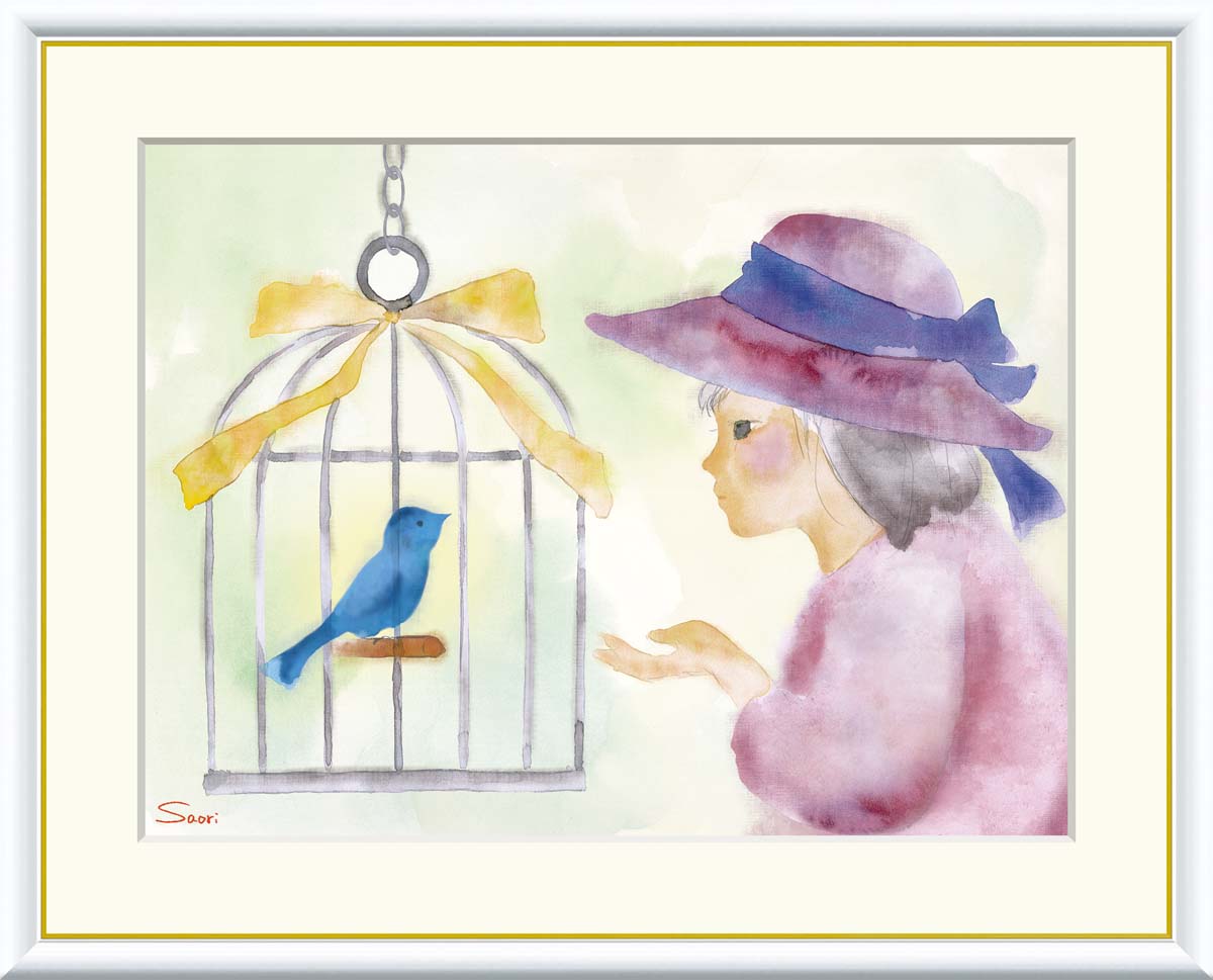 楽天市場】青い鳥 絵画の通販