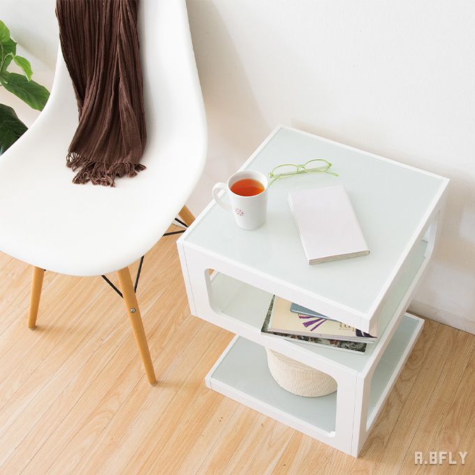 楽天市場】【最大6,000円クーポン配布中】サイドテーブル ガラス天板