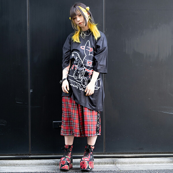 楽天市場】バニードール ヒュージTシャツ 半袖 パンク ロック V系