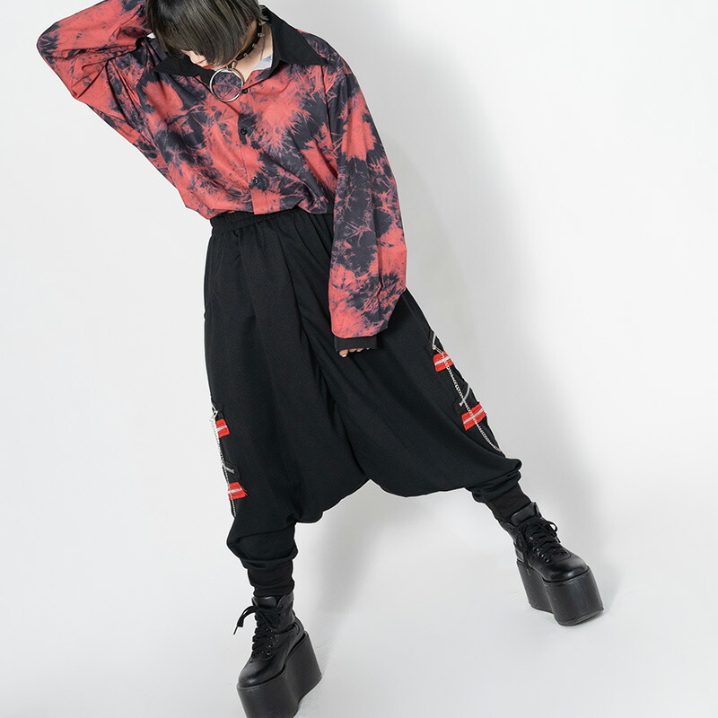 SEXPOT チェーンZIPサルエル￼パンツ REFLEM パンク ロック 楽天市場