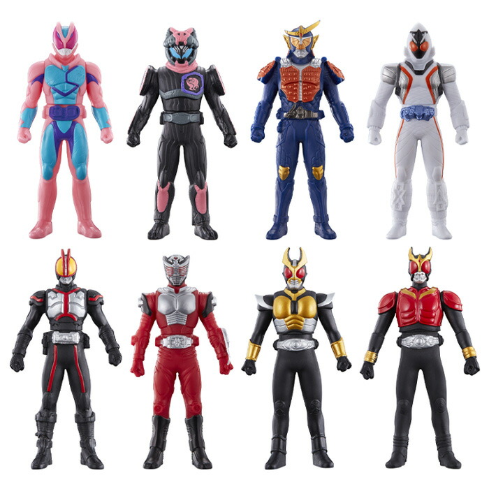 仮面ライダーアギト＆龍騎（×13箱セット）ソフビ ライダーヒーロー