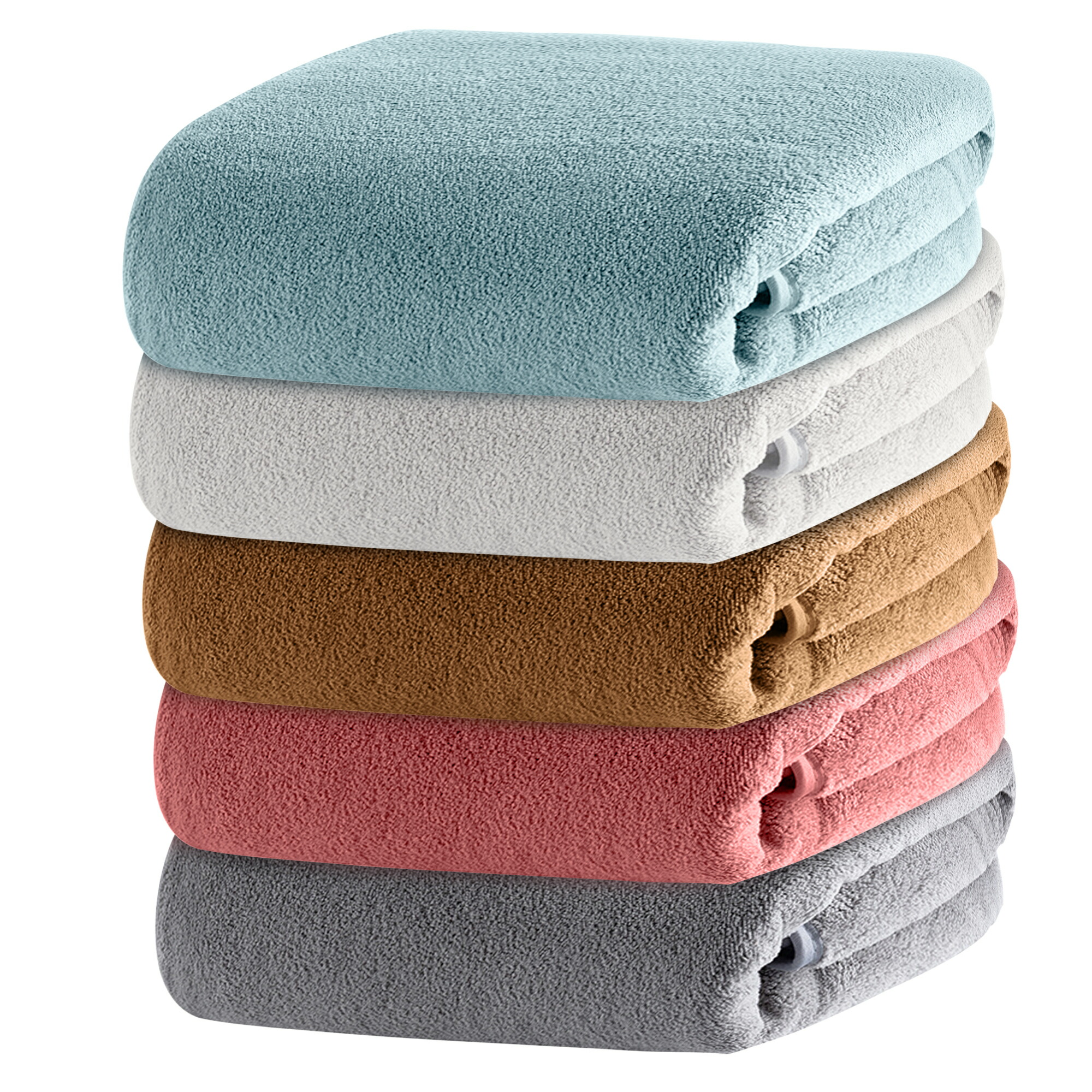 楽天市場】バスタオル 2枚セット 120x60cm 大判 吸水速乾 セット