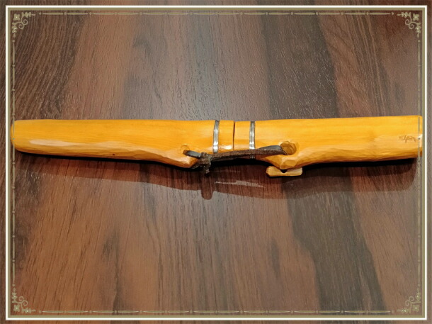 楽天市場】アイヌ文様 木彫りマキリ中 小刀 アウトドア フィッシング