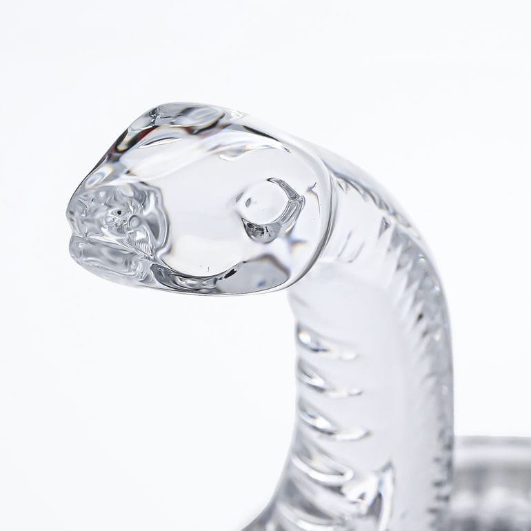 美品】バカラ／干支 巳 蛇 スネイク フィギュリン 置物 Baccarat