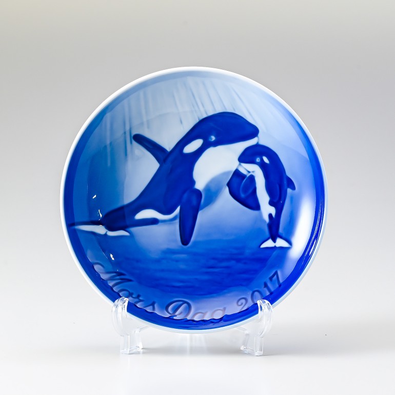 ☆訳あり特価 魚篭の魚とカニ ビングオーグレンダール 皿 ロイヤル