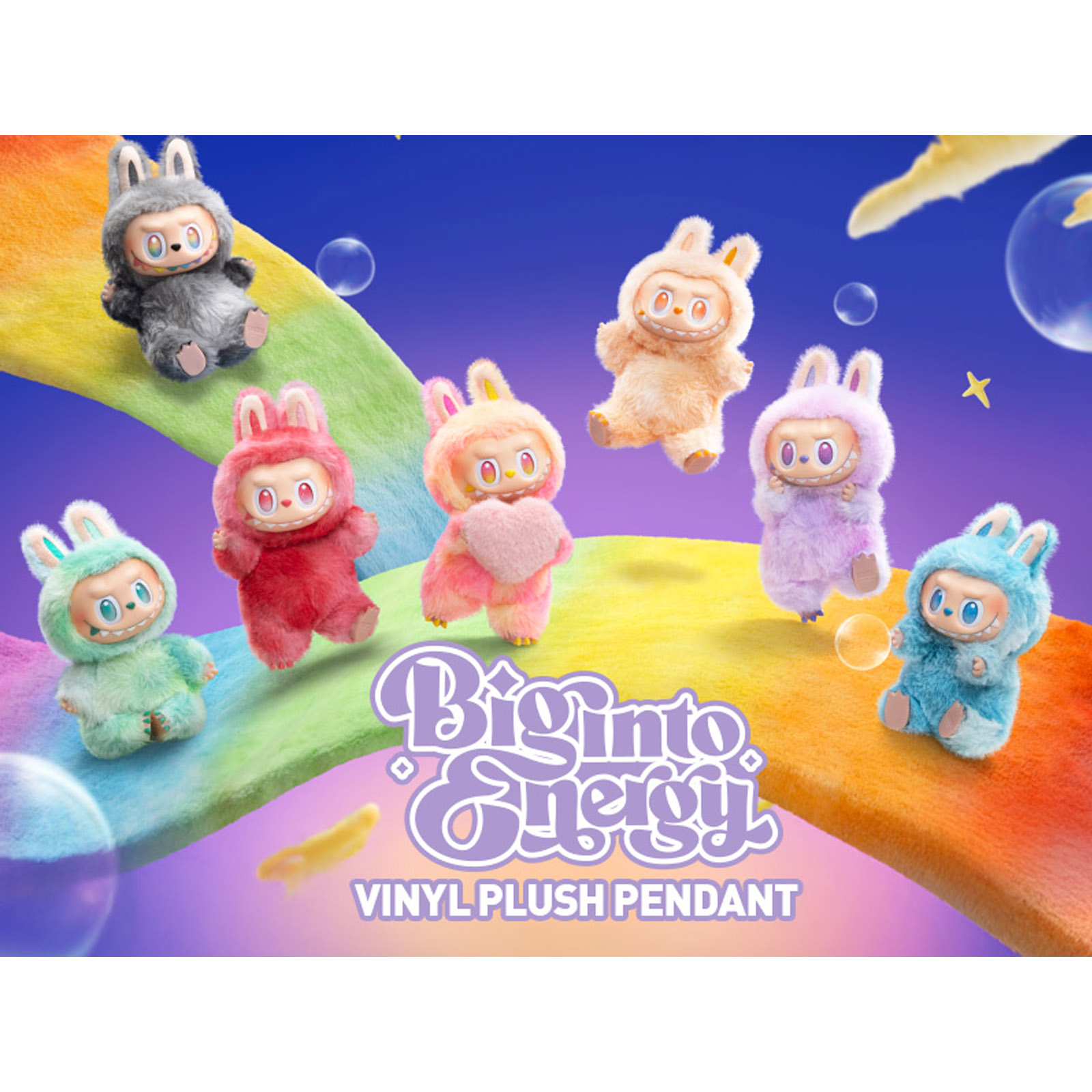 ラブブ V3 Big Into Energy Labubuぬいぐるみ ラブブ V3 Big Into