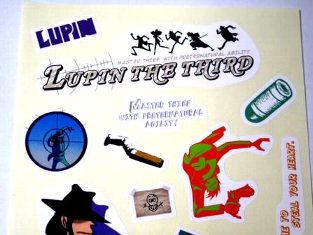 ルパン三世 マンガートビームス コラボ キャンペーン ステッカー