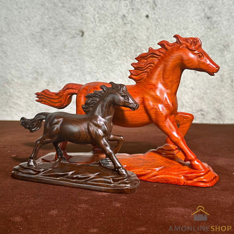楽天市場】木彫り馬の通販