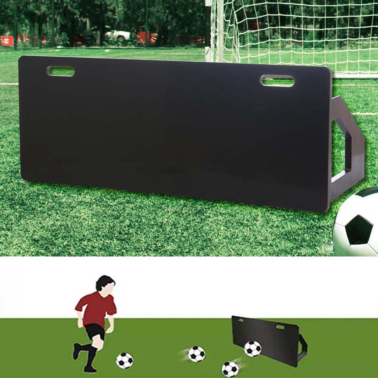 サッカー練習用リバウンドボード壁打ちリバウンダー サッカー青ブルー