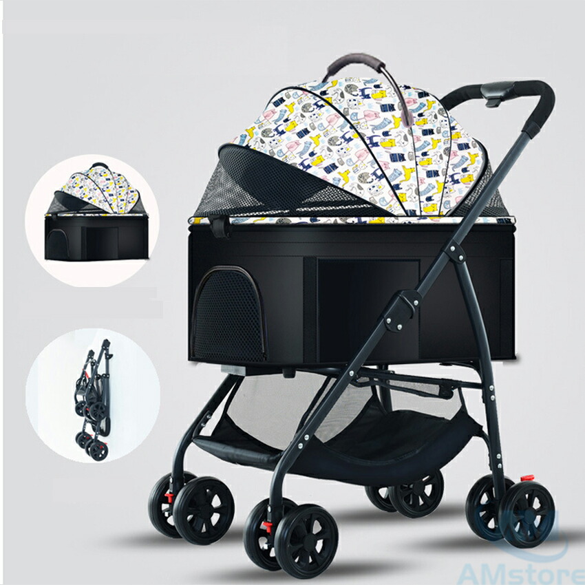 楽天市場】ペットカート 分離式 分離 コンパクト 折りたたみ 取り外し