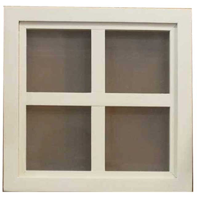 木製アンティーク窓 ガラス入り ホワイト