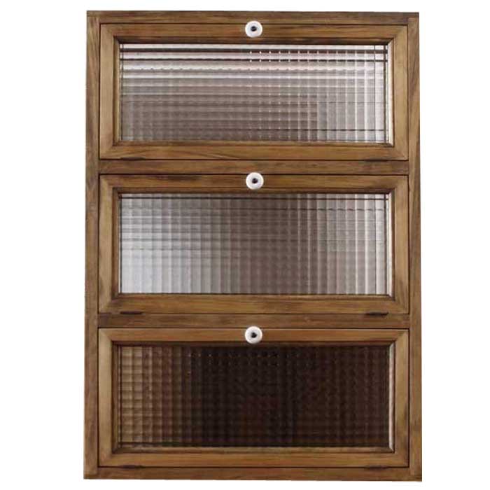 楽天市場】キャビネット アンティークブラウン 50cm×25cm×70cm下開き扉