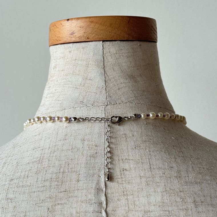 アルベロベロ 眼鏡ホルダースイーツモチーフ ビーズネックレス