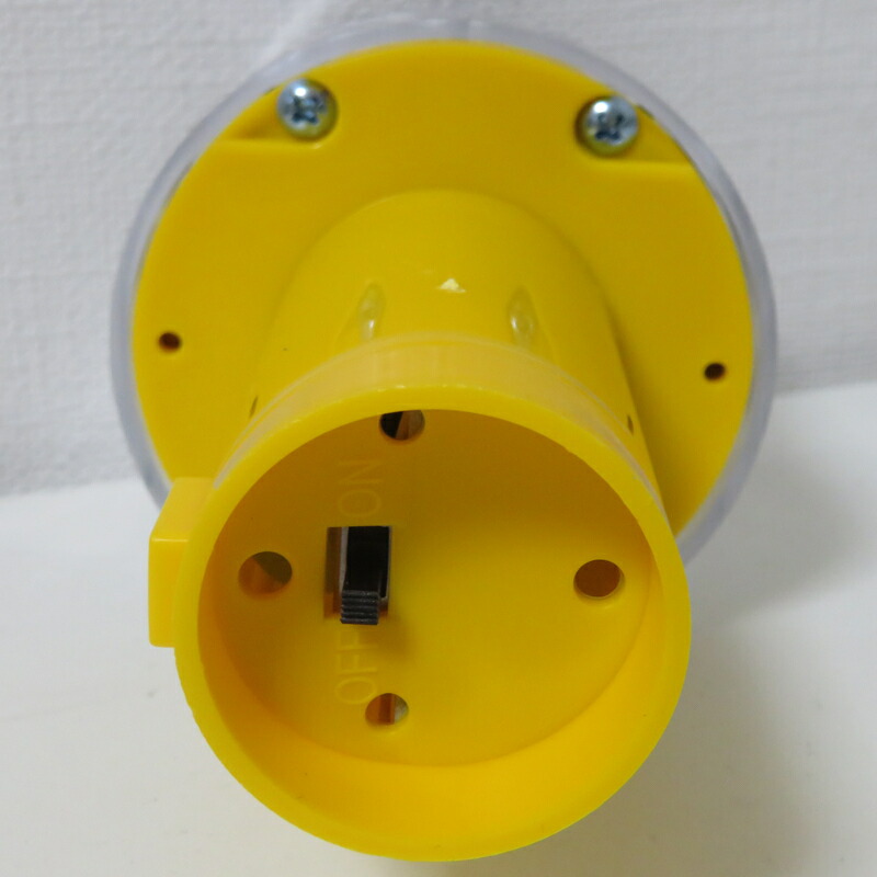 楽天市場】ソーラー工事灯・幅65mm（赤/緑・フラッシュ交互点滅）工事