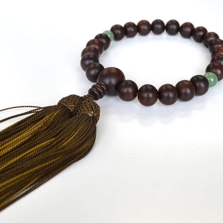 楽天市場】【略式念珠】【男性用数珠】素挽紫檀〔すびきしたん〕22珠