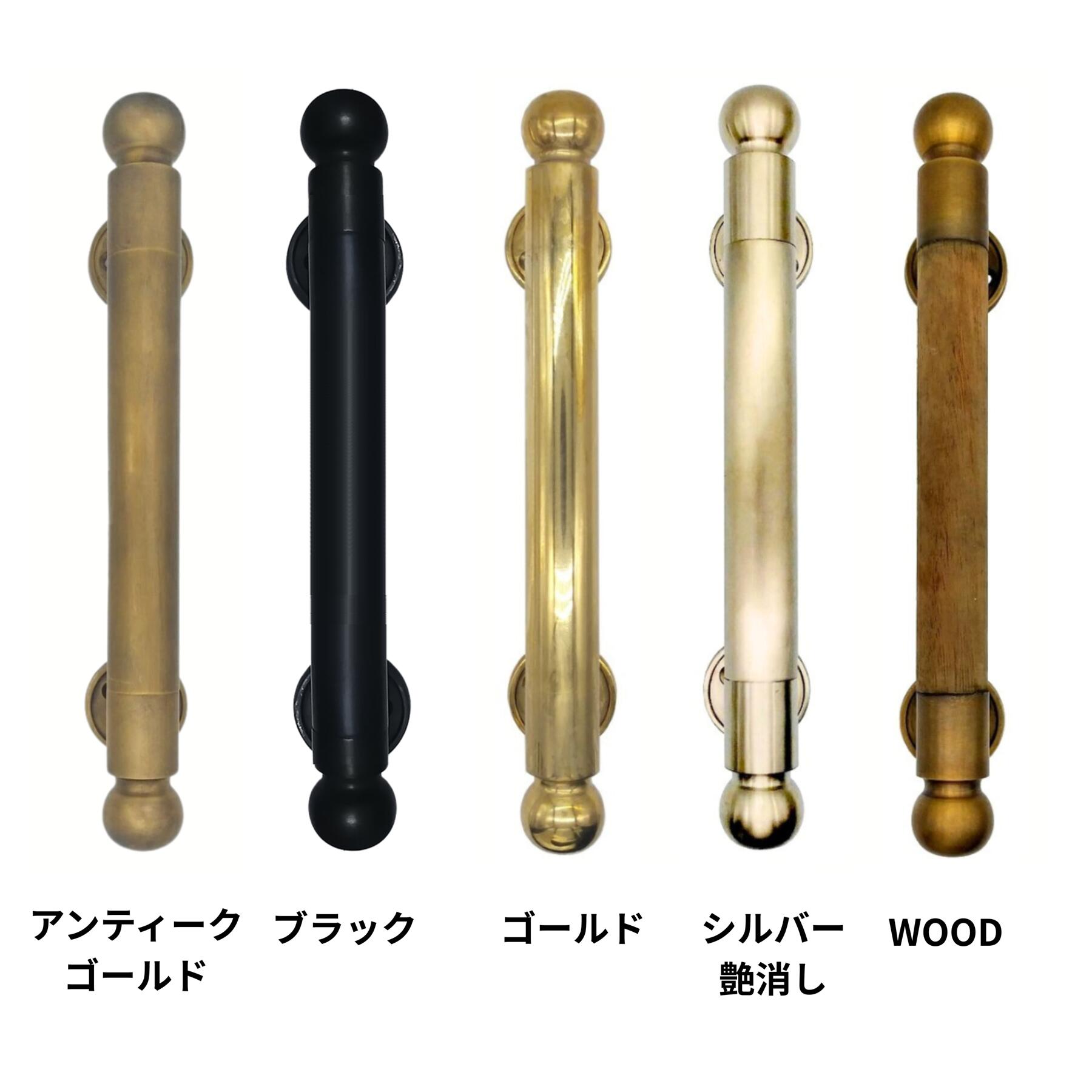 楽天市場】ドアハンドル ドアノブ 真鍮 ゴールド ブラック シルバー