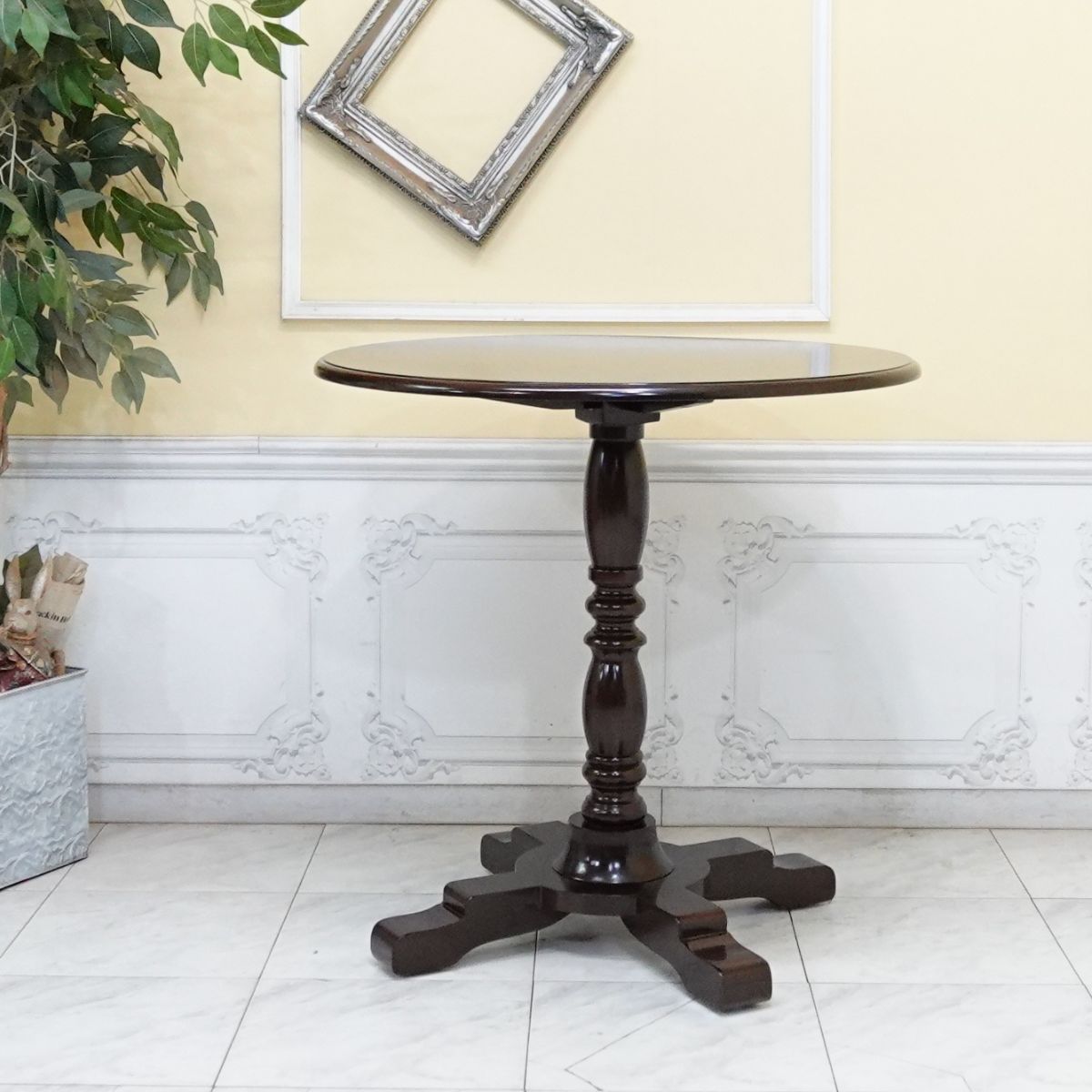 サイドテーブル コーヒーテーブル ワインテーブル 花台 英国風