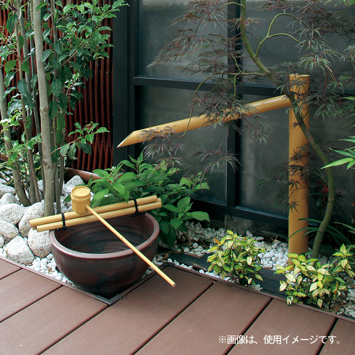 楽天市場】ひしゃく つくばい かけひ 柄杓 筧 かけい 手水 水琴窟 和風