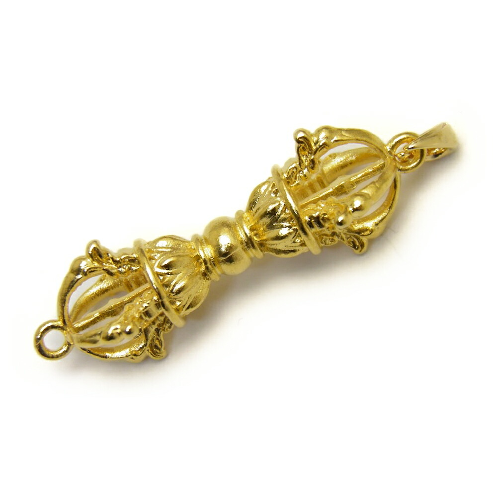 五鈷杵・ドルジェペンダントトップ 4センチ 密教法具 仏具 チベット