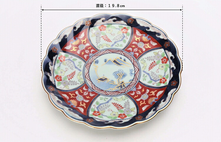 楽天市場】【伊万里焼 瀬兵窯 古伊万里藤花 6寸皿】有田焼 伊万里焼