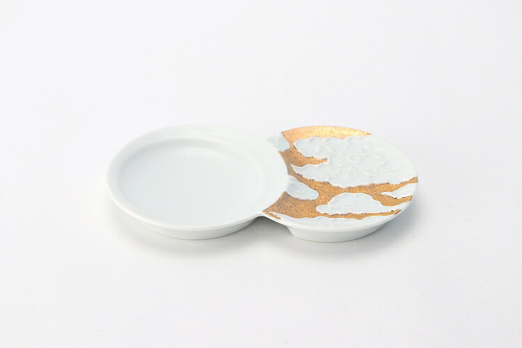 楽天市場】【波佐見焼 重山陶器 雲(金) 小分け豆皿】有田焼 波佐見焼