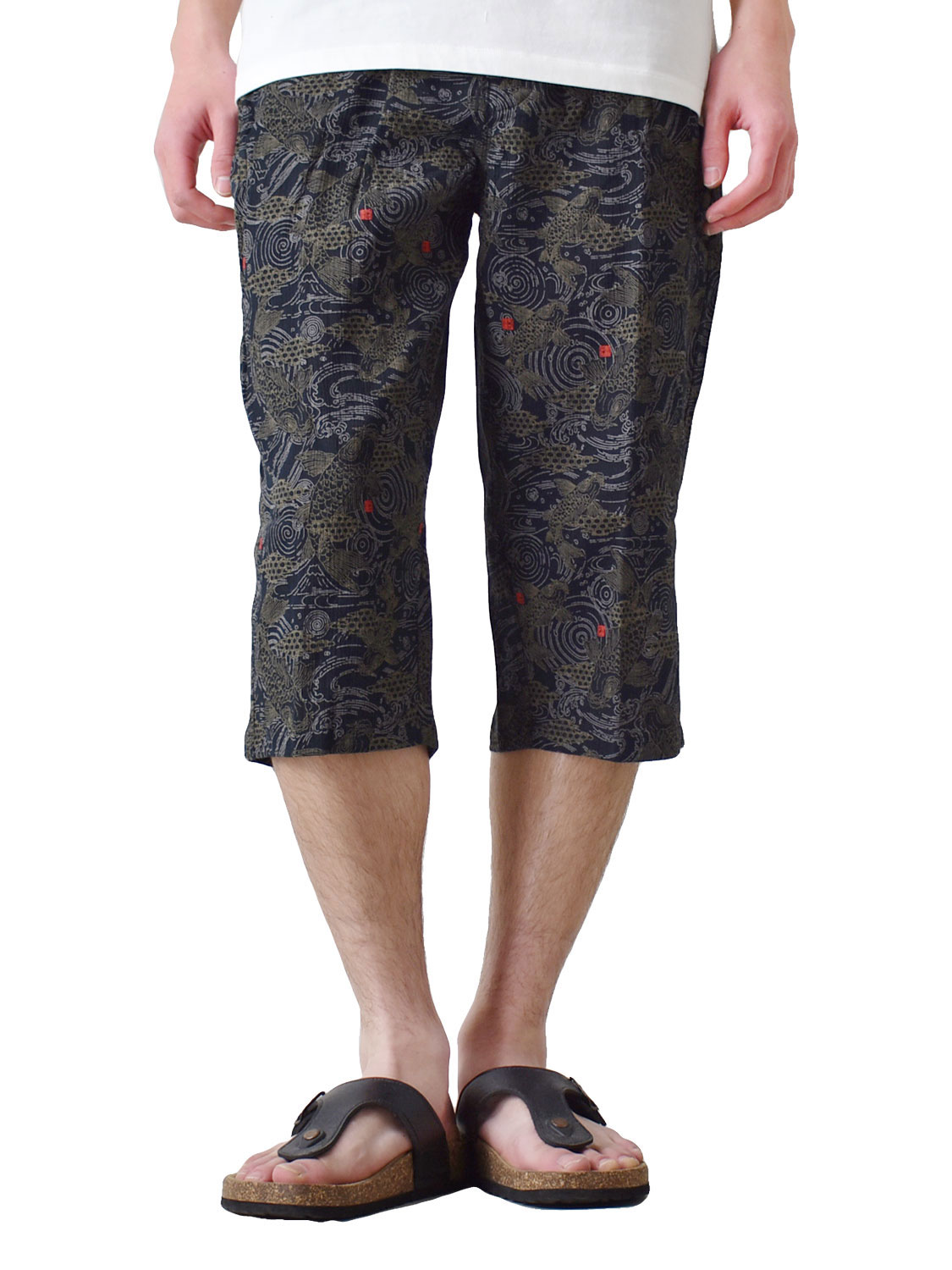 楽天市場】7分丈 和柄 パンツの通販