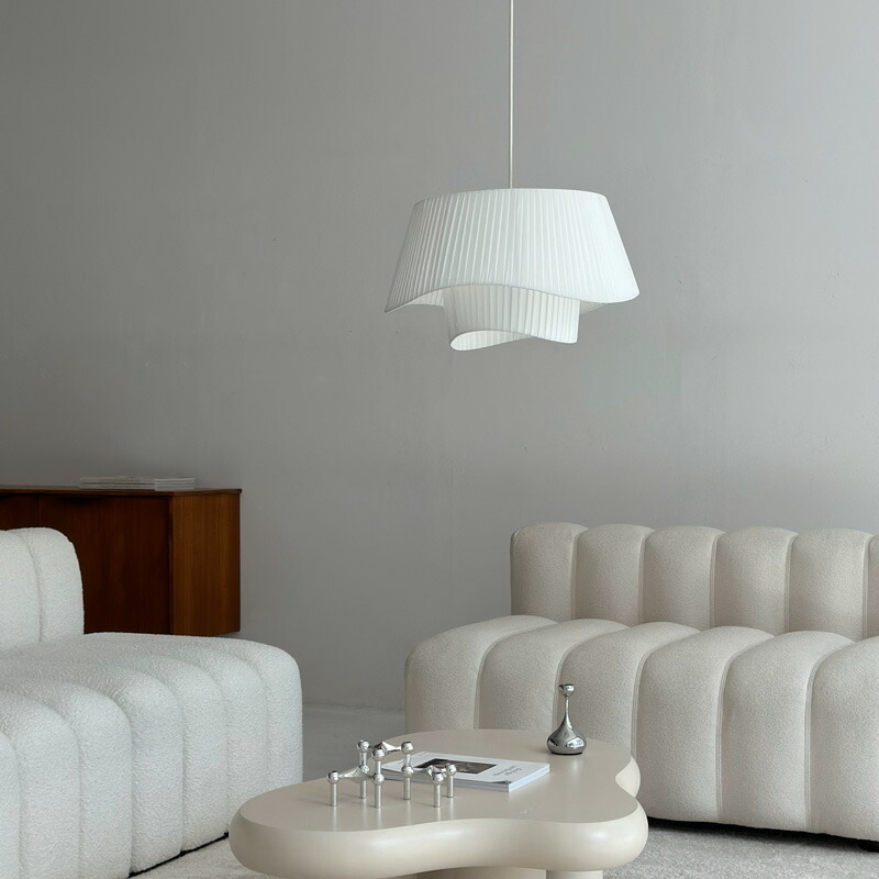 楽天市場】レイヤード プリーツシェード ペンダントライト 口金E26