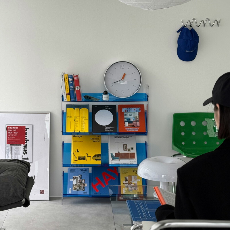 楽天市場】バイカラー アクリル ディスプレイマガジンラック【ART OF