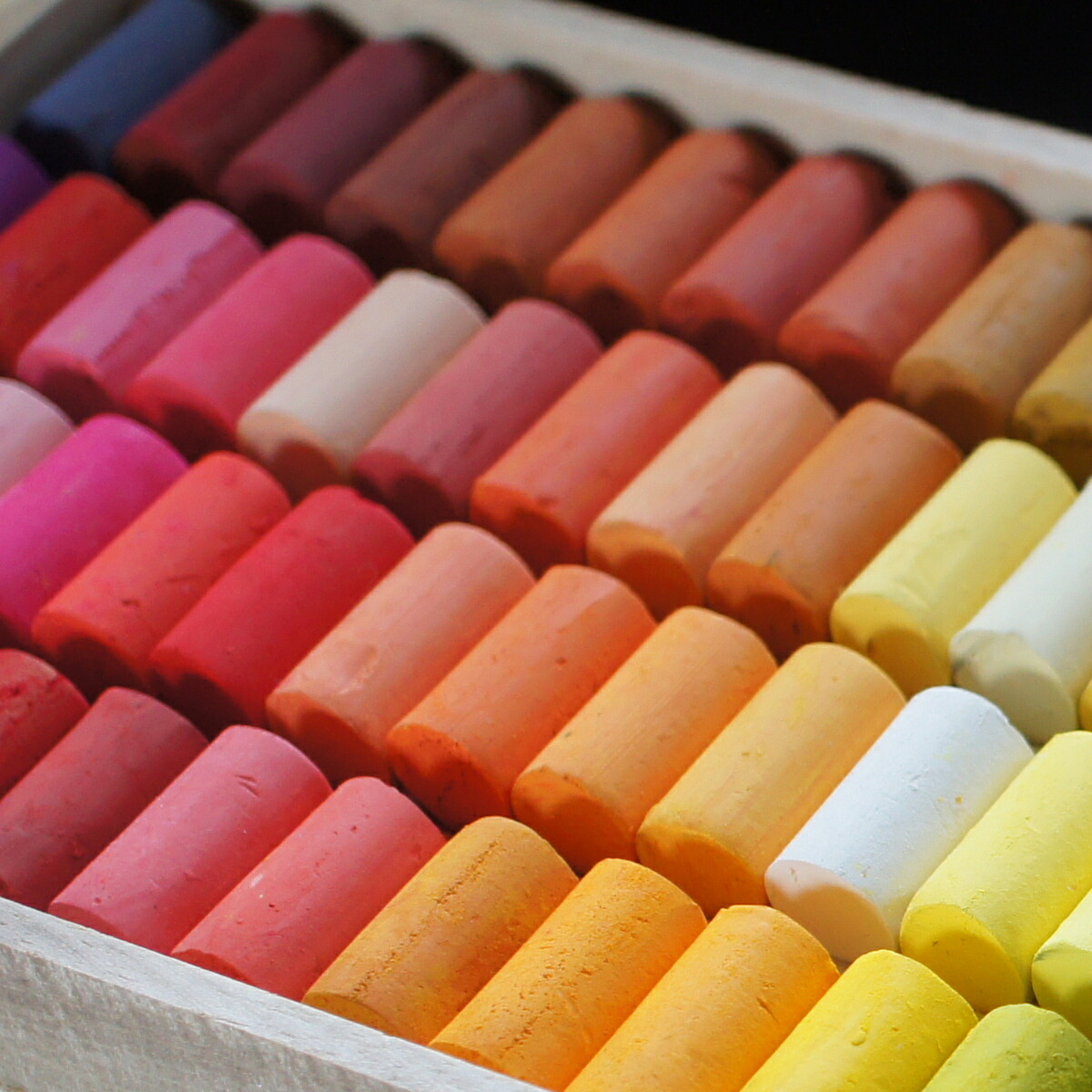 楽天市場】日本製 ゴンドラパステル 100色セット 木箱入 ソフト