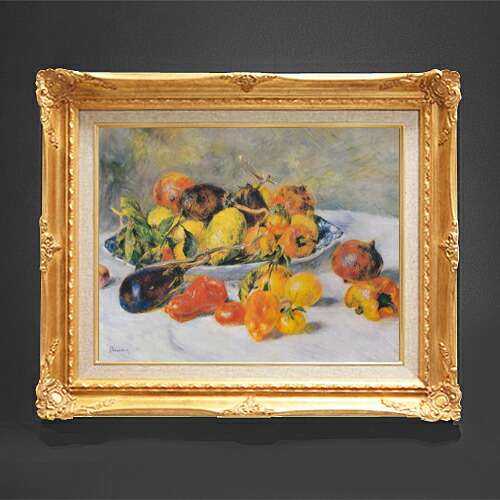 果物の静物 油彩画 木製フレーム 果物の静物 油彩画 木製フレーム