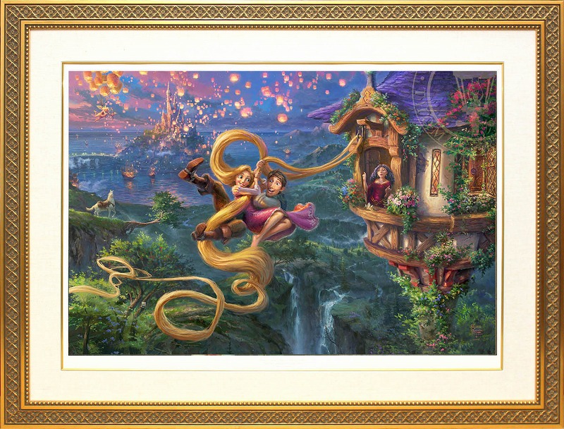 楽天市場】【レビュー特典付き】ディズニー/トーマス キンケード「塔の