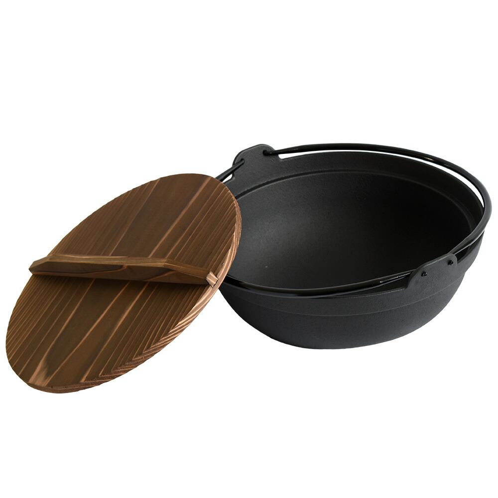 楽天市場】南部鉄器 いろり鍋 9寸 囲炉裏鍋 IH対応 内径270mm 南部鉄