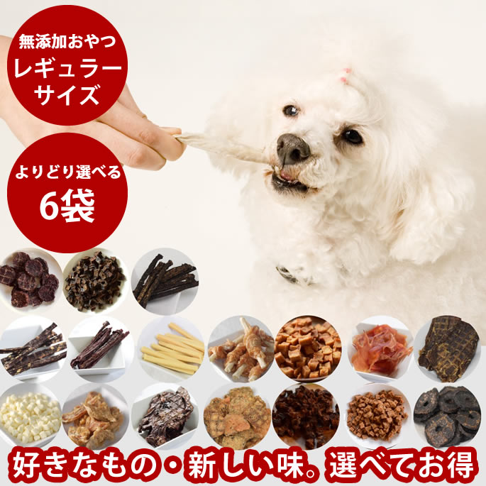 楽天市場】犬用 選べるおやつセット よりどり6種 無添加 犬 おやつ 6袋