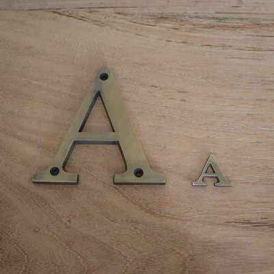 楽天市場】切り文字 アルファベット 真鍮製 H.2.5cmシリーズ